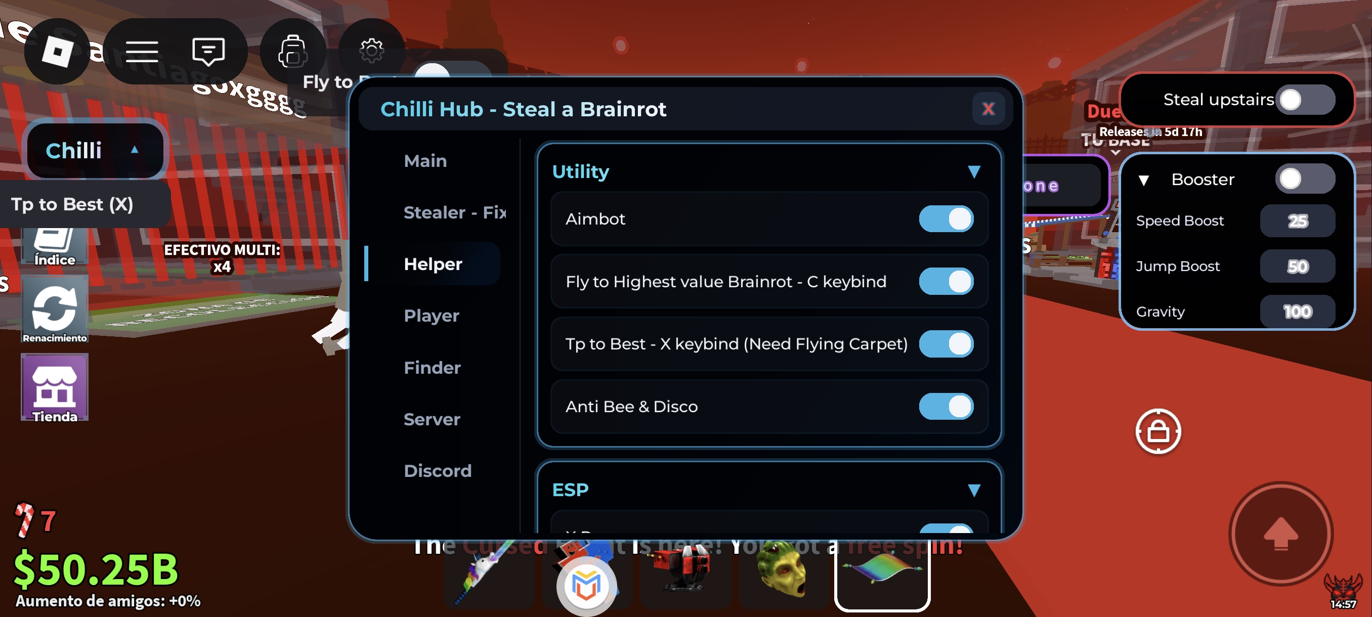 STEAL A BRAINROT INF JUMP, DYNASTY CHILI HUB